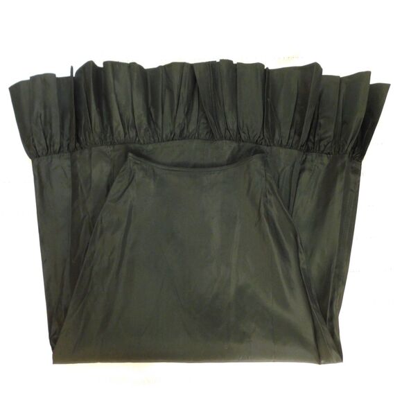 Jessica McClintock Gunne Sax Black Maxi Skirt Lined Ruffle Women's Size 3 NWOT - Picture 3 of 12